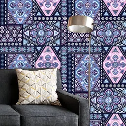ArtzFolio Printed UV-Resistant Anti-Bacterial Indian Tribal Pattern Peel & Stick Wallpaper-image-54