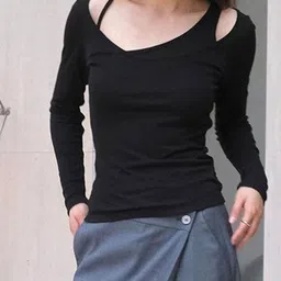 Outzidr Polyester Regular Tops-picture-4