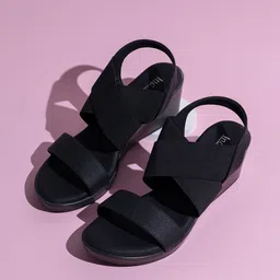 Inc 5 Striped Party Wedge Sandals-51