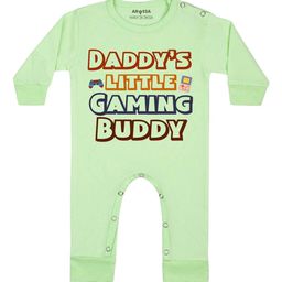 Arvesa Daddy Little Gaming Buddy Printed Bodysuit-image-20