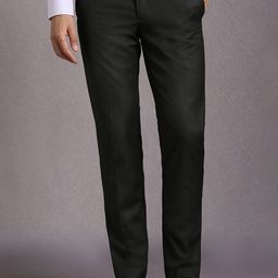 Louis Philippe Men Slim Fit Mid-Rise Formal Trousers-picture-3