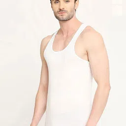 CAVENDERS Pack Of 3 Pure Cotton Scoop Neck Gym Vests C20=-SWIFT----==3- ---85-image-56