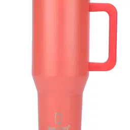 HOUSE OF QUIRK Coral Single Stainless Steel Solid Double Wall Vacuum Water Bottle-image-35