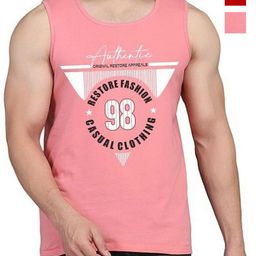 WOOSTRO Men Pack Of 2 Typography Printed Round Neck Cotton Slim Fit T-shirts-image-55