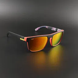 Irayz Unisex Square Sunglasses with Polarised Lens image 3