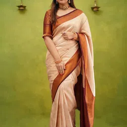 bigben textile Woven Design Zari Silk Blend Banarasi Saree-picture-27