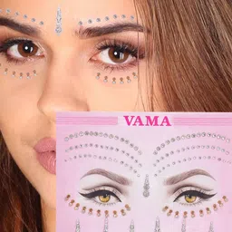 VAMA Premium Mix Designer Stone Bindi - 143Pcs-35