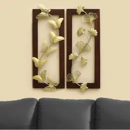 vedas Mystical India Brown & Gold-Toned 2 Pieces W-Alena Leon Wall Decors-image-20