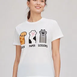 GAB Graphic Printed Round Neck Pure Cotton T-shirt-picture-29