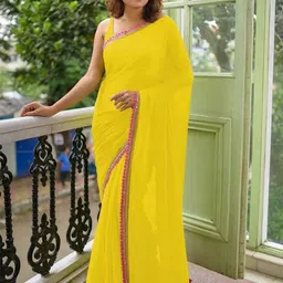 DIVASTRI Gotta Patti Pure Cotton Designer Saree-image-76