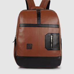 Frokht Unisex Colourblocked Backpack-11