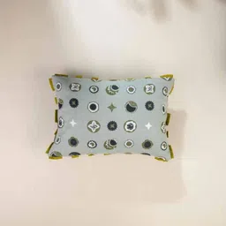 FREEDOM TREE Grey & Black Geometric Rectangle Cushion Covers-26