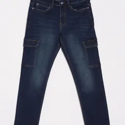 Allen Solly Junior Boys Slim Fit Mid-Rise Light Fade Stretchable Jeans-image-58