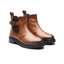MICHAEL ANGELO Women Casual Block-Heeled Biker Boots-51