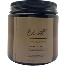 Earthly Edges Brown Scented Candle-image-16