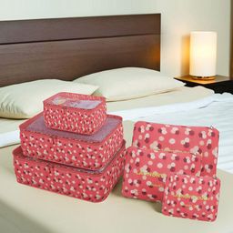 Kuber Industries Unisex Pcs 30 Floral Printed Foldable Organisers-20