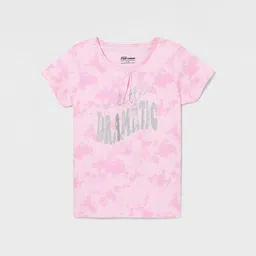 Fame Forever by Lifestyle Girls Printed Round Neck Pure Cotton Regular Fit T-shirt-picture-22