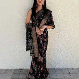 Rangtulika Ethnics Woven Design Zari Saree-image-115