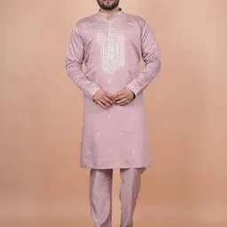 Ethnico by laxmi Men Kurta with Pyjamas Set-picture-57