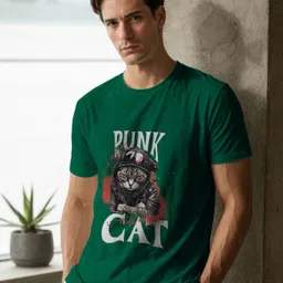 GRACE & JACK Men Graphic Printed Round Neck T-shirt-picture-20