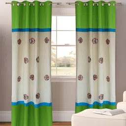 Dekor World Multicoloured Set of 2 Door Curtain-picture-27
