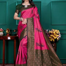 Sadika Ethnic Motifs ZariBanarasi Saree-picture-57