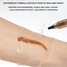 Adbeni Brow Contouring Pencil With Micro Fork Tip Applicator - 20g - Natural Brown image 5