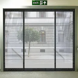 Stylista Transparent Insulated Magnetic Door Curtain - 106 x 86 inch - PVC thickness 0.3mm-image-53