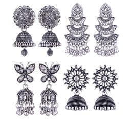 Sangria Alloy Silver-Plated Earrings-image-76