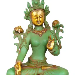 Exotic India Green Buddha Figurine Showpiece-image-80
