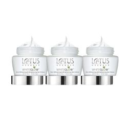 Lotus Herbals Whiteglow Set of 3 Skin Whitening & Brightening SPF 25 Gel Cream - 60 g each-43
