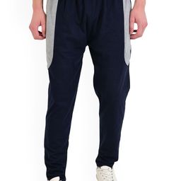 CHARMZ Men Pack Of 2 Colour-Blocked Mid Rise Joggers-image-45