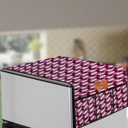 The Furnishing Tree Violet Plastic Refrigerator Cover-image-52