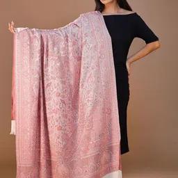 SWI Stylish Women Floral Woven Design Shawl-picture-13