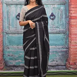 Mitera Striped Bagru Saree-picture-26