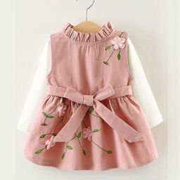 LULU & SKY Embroidered Fit & Flared Dress-image-68