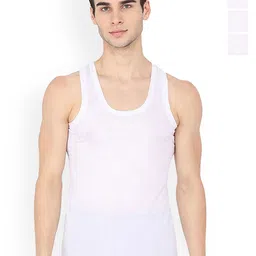 CAVENDERS Pack Of 4 Cotton Gym Vests soft White Premium quality Dno-v301st-image-94