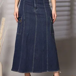 plusS Maxi-Length A-Line Skirts-image-36