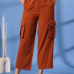 plusS Women Pleated Trousers-image-43