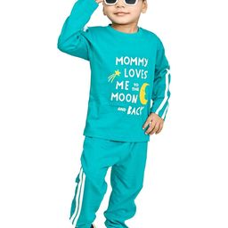 CHANDRIKA Boys Printed T-shirt with Trousers-image-92