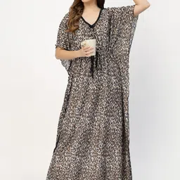 CHUI MUI Printed Maxi Nightdress-picture-34
