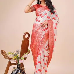 Mitera Woven Design Zari Designer Saree-55