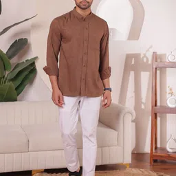 Stuffie Land Men Checked Casual Shirt-image-67