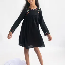 A Little Fable Girls A-Line Dress-image-97