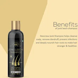 Desi Crew Set Of 3 Jonk (Leech) Shampoo For Anti Dandruff - 100 ml Each image 3