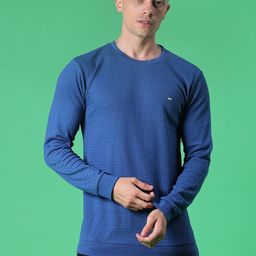 V-Mart Men Self Design Round Neck Pullover Sweatshirt-picture-21