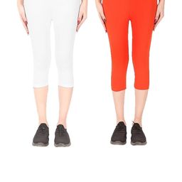 100LUCK Girls Mid-Rise Capris - Pack Of 2-image-25
