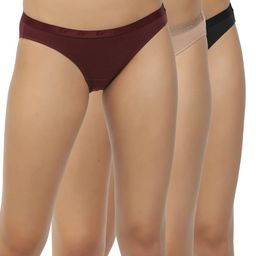 Shyygl Set of 3 Low-Rise Bikini Briefs-image-72