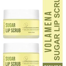 Volamena Set Of 2 Sugar Lip Scrub For Brightening Lips - 15 ml Each-0