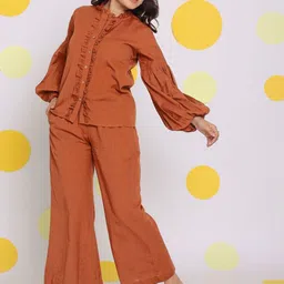 KAORI BY SHREYA AGARWAL Shirt With Trousers Co-Ords-image-18